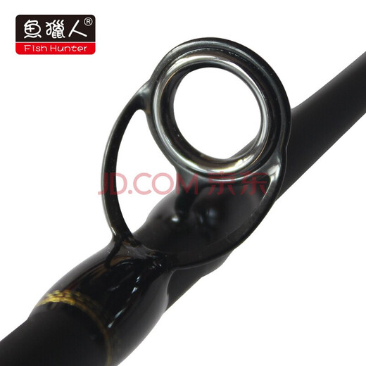 Fischjäger Reise Luya Stange gerade Griff Griff Handle Meerwasser Frischwasser weit werfen Fischerei Hunter Luya Stange Angehobene Mund Pferd Mund Schwarz Fischereistange 2,13 Meter integrierter Pistole Griff Ml Einstellen LMC1-702ml