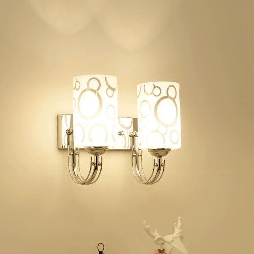 Yaotian Bedside Lamp Bedroom Home Wall Lamp Wall Mounted Stair Master Bedroom Aisle Modern Simple Creative LED Lamp 6001 Silver White Light