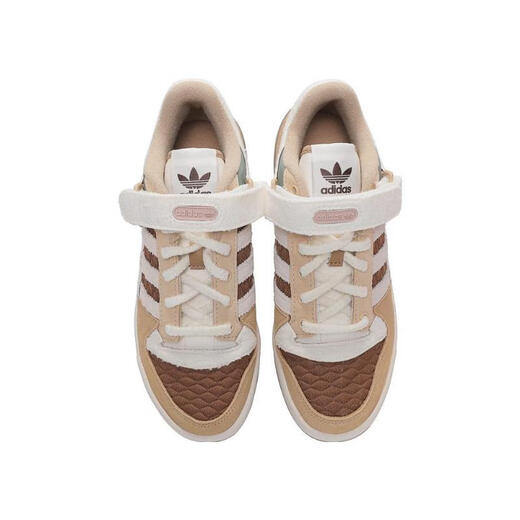 Adidas [大发发] Adidas Clover Women's Forum's Low Wlifestyle Zapatos casuales IF3884 36