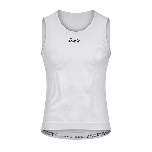 Sendike seamless quick-drying sports bra road cycling jersey with sweatshirt vest for men and women, Paige white, one size fits all (XS/S/M)