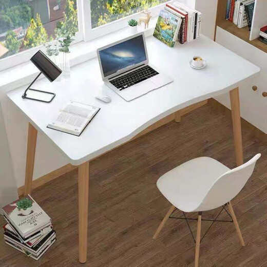 Forest viewing small table computer table desktop home bedroom chair set simple study table writing table student home desk 60*40*73cm warm white