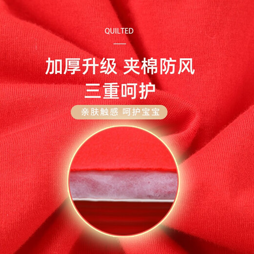 Chuanlexing (CHUANLEXING) 2026 Year of the Horse New Year's Eve Clothes Snake Treasure Full Moon Baby Clothes Hundred Days Autumn and Winter Style Male and Female Newborn Onesies I'm one month old - Lucky Snake (Autumn and Winter Thin Cotton + Hats and Socks) 59cm (9-12Jin Jin is equal to 0.5kg /0-3 months) Full Moon