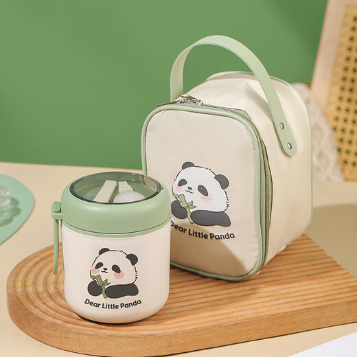 Qianliyuan Dragon Boat Festival gift practical small gift customized breakfast cup company event prizes give employee welfare souvenirs Girl + Girl stickers + insulation bag 530ml