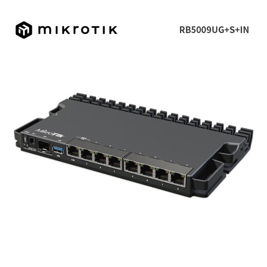 
MIKROTIKMikrotik RB5009UG+S+IN/RB5009UPr+S+IN Enterprise-grade 10 Gigabit wired router Black RB5009UPr+S+IN