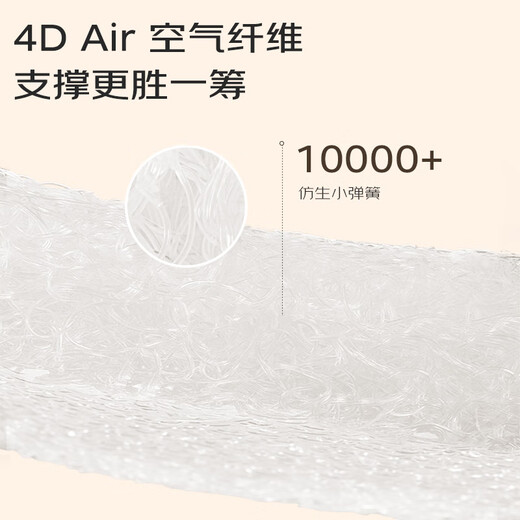 Jingdong spring mattress 0 glue large diameter adjustable soft and hard washable spine mattress 1.8 2 meters