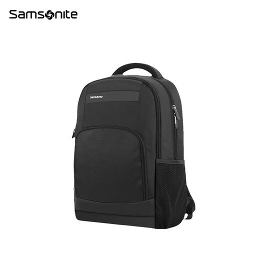 Samsonite backpack multi-compartment large capacity men's school bag can hold 15-inch computer bag water-repellent business backpack 36B black black