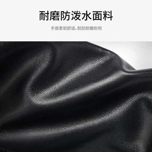 高尔夫（GOLF）商务休闲零钱包头层牛皮男士钱包多卡位长款卡包大容量薄款手拿包 黑色