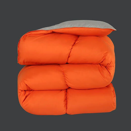 高级羽绒被95白鹅绒8斤被子羽绒被芯6斤加厚冬被10斤双人单人 纯灰色 180x220cm8斤加厚冬被