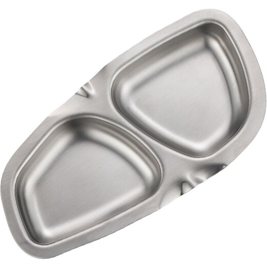Momscook stainless steel condiment dish seasoner 304 material thickened multi-functional household commercial hot pot condiment dish chopstick holder condiment dish (KN2WD)