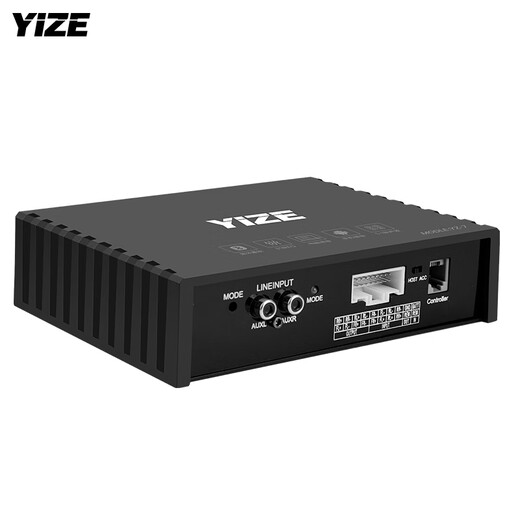 壹泽（YIZE）dsp音频处理器车载音响汽车功放四路无损汽车音响 ab类功放免接线