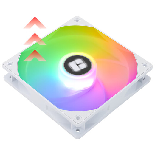 Thermalright(利民)  TL-C12RW-S V2白色argb12cm机箱风扇反转反出风 风扇 幻彩风扇ARGB 4PIN PWM调速风扇