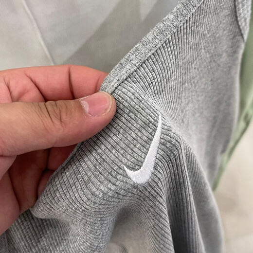 Nike (NIKE) suspender skirt women's skirt summer sports dress breathable pure and slim skirt DM6231-010 DM6231-063 gray M