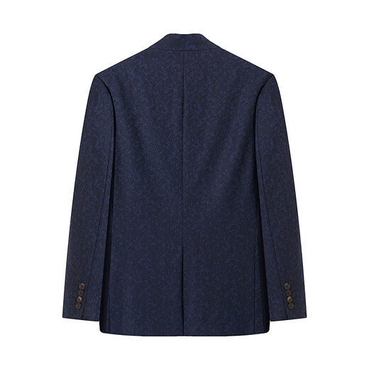 柒牌【WOOLMARK
】男装羊毛西服春夏2025新款商务休闲男士西装外套714 深蓝 54 (190) -