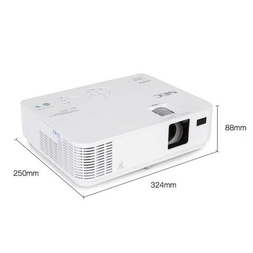 
NEC NP-CE1105H Projector Projector Office Ultra HD Home 3300 Lumen HDMI Interface Business Portable Projector CE1105H (3300 Lumen 1920*1080) Official Standard + Installation Accessories
