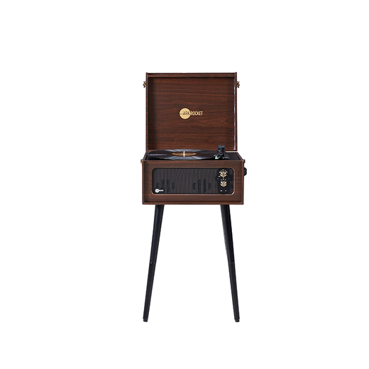 ARKROCKET Discovery Series American retro Bluetooth floor-standing vinyl record player LP phonograph record player audio Chinese Valentine's Day gift professional audio walnut color