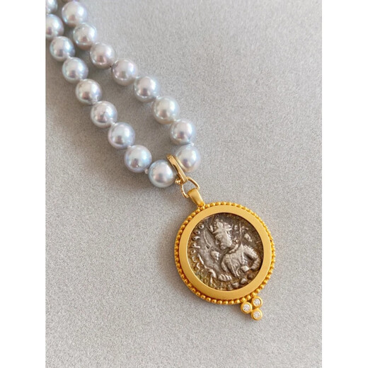 Yadige 18k gold universal buckle plated all-match necklace pendant buckle up and down double opening buckle jewelry diy accessories buckle head - gold