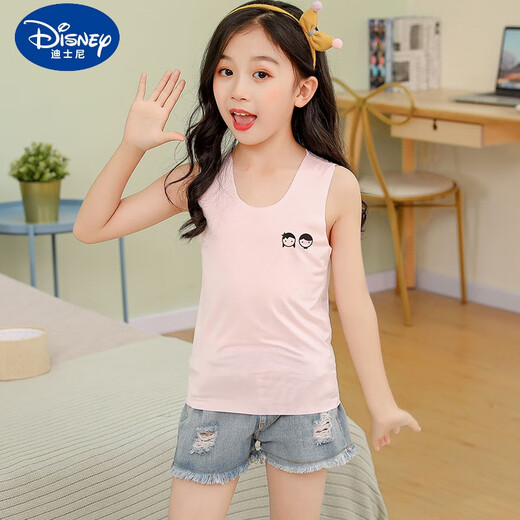 
Disney (DISNEY) ice silk traceless children's vest men's summer thin style wear medium-sized baby girl baby boy's vest summer ultra-thin breathable summer green dinosaur 150 suitable for 140-150cm age 9-10 years