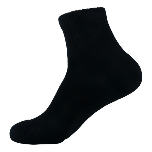 YONEX 尤尼克斯 女士中筒 羽毛球袜运动袜 透气舒适 245060-黑色