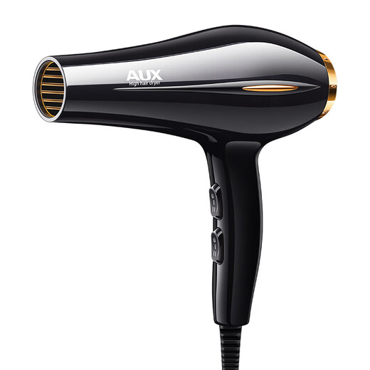 AUX hair dryer home 2000W high power hair dryer for hair salons, hair dryer, high wind speed drying hair dryer, barber shop hair dryer black AH7611