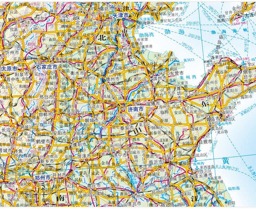 2025 China Transportation Map National Highways and Railways 1068*745 mm