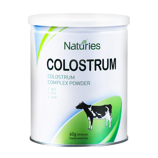 Poudre de colostrum de Nouvelle-Zélande avec Immunoglobuline adulte des enfants et patients âgés Nutrition postopératoire 1 Bouteille
