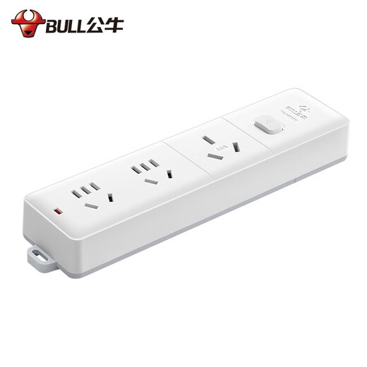 BULL high-power 4000w wireless socket, 16A 16A dedicated for air conditioning without wire plug strip 400, wireless single hole 16A with switch 104D, need to be connected by yourself
