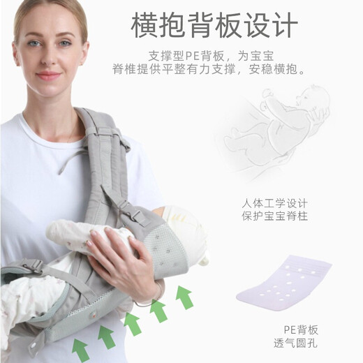 Koibaby-Babygurt Taille Stuhl vorne und hinten multifunktional atmungsaktive Babygurt kann horizontal blau multifunktional gehalten werden