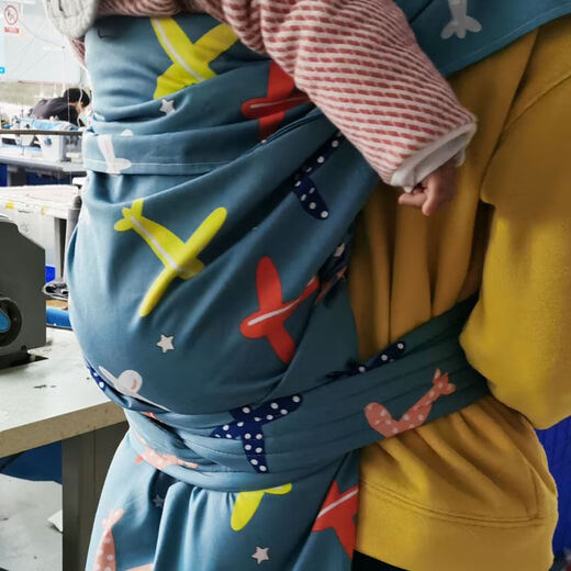 
Tongxin baby back old-fashioned strap Sichuan traditional thin cotton turban front and back dual-purpose baby to go out simple back bag square thin model [110*80 twill cotton] Luobu rabbit
