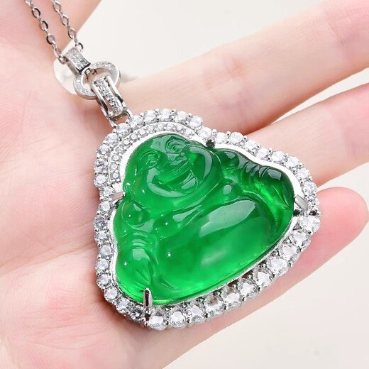 Zuoou universal pendant buckle head s925 sterling silver Buddha Buddha jade gold Buddha buckle clip necklace accessories movable jade buckle connector silver