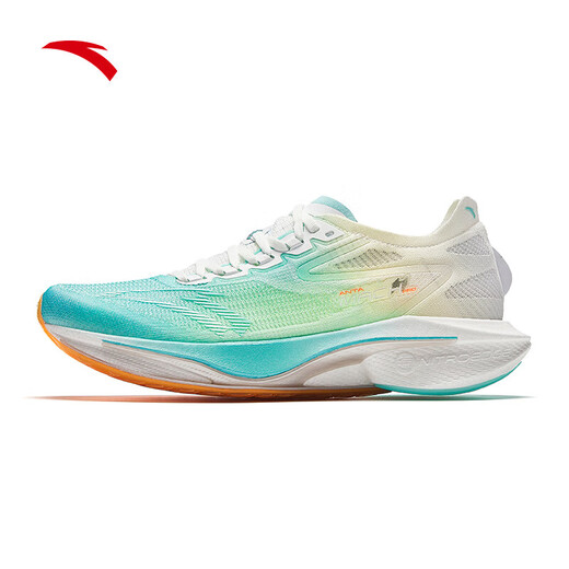 Anta Mach 4 Pro丨Sports Shoes Men's Training Cushioning Running Shoes Men Mach 4PRO Blue/Fluorescent Green/Pure White-1 42 (Male)