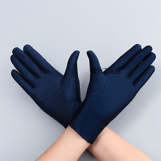 Gants d'été minces de crème solaire en soie de glace et automne à la conduite en noir et blanc bijoux étiquette étiquette des hommes et des femmes étiquette [paires noires pour hommes]
