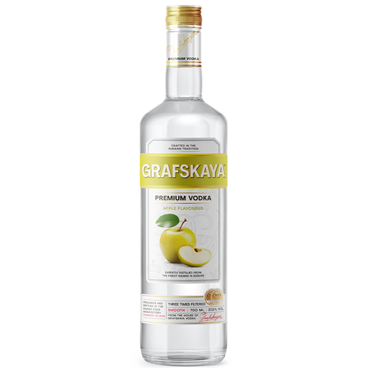 Grafskaya Wein Graff Fruchtgeschmack Wodka Cocktail Basis Wein Himbeer Apfel Pfirsich Limette Zitrus Apfelgeschmack Wodka