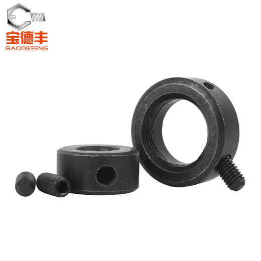 Baodefeng shaft end locking retaining ring optical shaft fixed ring bearing limit stop ring stop ring positioning limit ring GB884 M95x128x22x aperture m12 1 set