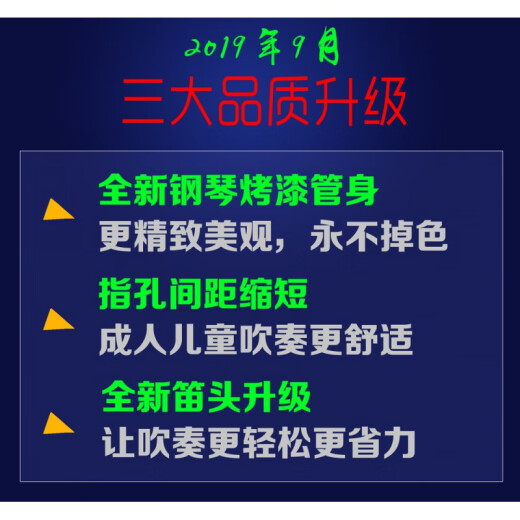 歌悦简易小萨克斯 成人儿童初学者萨克斯风迷你口袋中音哨片乐器 黑色 G调乐器+(初学者)
