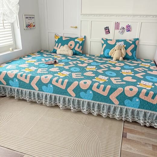 
Grace's tatami without running bed with large kang cover cover with cotton bed cover four seasons bed sheets large kang single rural kang cover kang cover K687 (2 meters + sagging 40 cm) * 2.0 meters