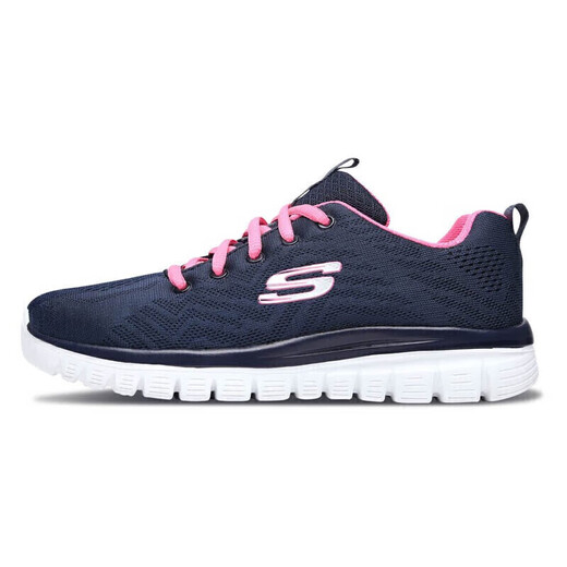 Skechers men's and women's shoes running shoes travel shoes breathable sports mom comfortable walking shoes 12615
