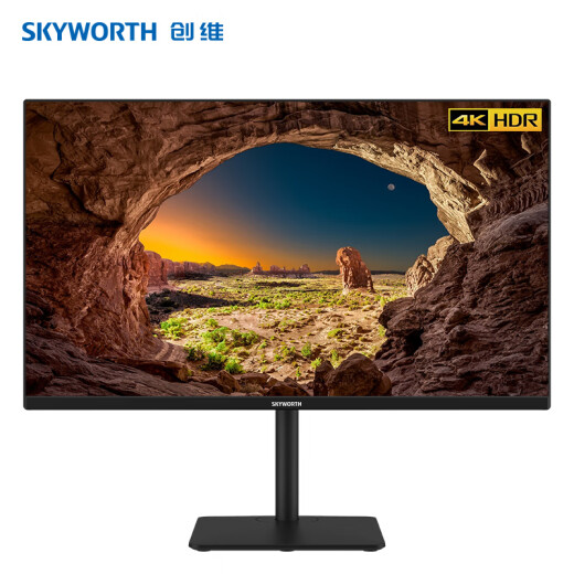 Skyworth 27-inch IPS screen 4K/UHD112%sRGB wide color gamut HDR technology rotating lifting HDMI LCD computer high-definition monitor (27U1)
