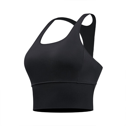 Fenten high-intensity shock-proof sports vest integrated training fitness lingerie women running yoga suit beautiful back I-shaped gathering temperament black M [recommended 70-100 Jin [Jin equals 0.5 kg]]