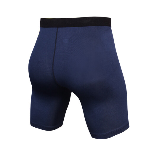 UCAN Rick's new men's tights, breathable elastic support base football tackle sports pants, game training, running, mid-waist short, sapphire blue XL