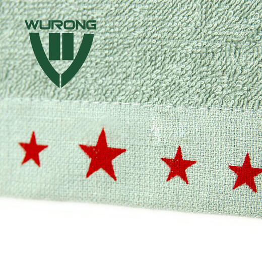 
Wurong 07 towel cotton spinning toiletries new style green towel 90g 85*35cm military green-WR1278 towel