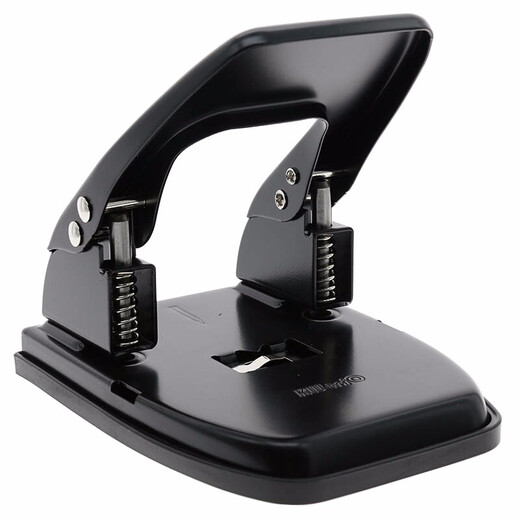 
Kedeyou double hole 2 hole puncher positioning ruler binding machine loose leaf heavy duty hole punch 40 pages small round hole ring hole porous financial certificate a4 file paper staple book hole 20 sheets #9738 [with latch]