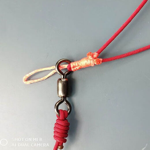 Kuinai upgraded version of running lead platform fishing knotless herring, grass carp, carp, large sub-line double hook finished line No. 12 hook No. 8 sub-line running lead (2 sets) knotless