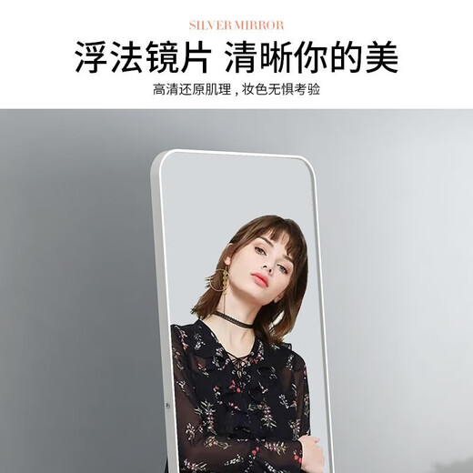 镜子全身镜家用落地试衣镜壁挂卧室贴墙穿衣镜网红ins立体落地镜 40*150星空黑-壁挂落地两用