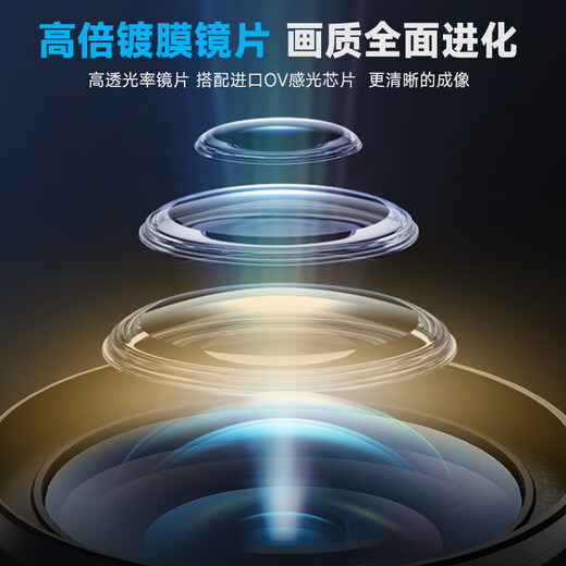 Xinglian Huatai endoscope industrial-grade high-definition 360-degree rotating camera screen engine pipe visual detector 6mm lens + 1.6m hard pipe (free 32G card)