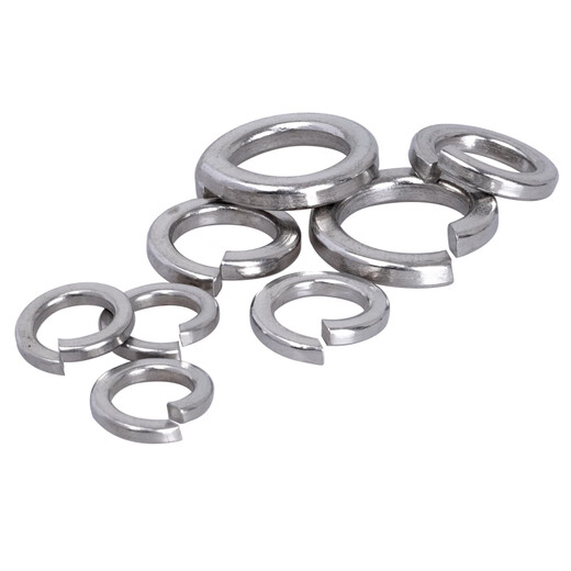 XMSJ304 stainless steel spring washer 316201 spring washer heavy-duty open elastic washer thickened Wass meson GB93 304 heavy-duty M1610 grains