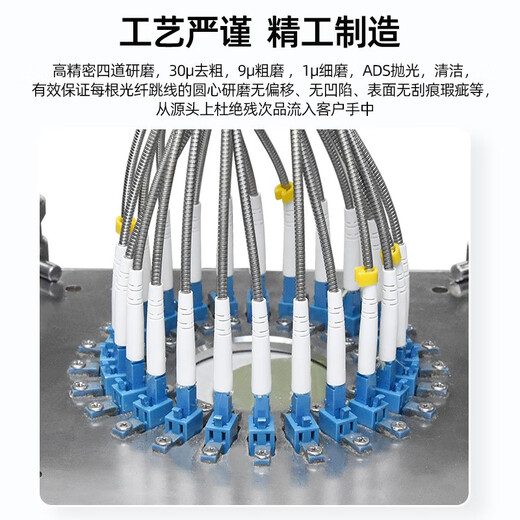 优普光 电信级野战光缆单模双芯lc-lc-sc-fc-st光纤跳线分支铠装室外光纤线 拉远铁塔基站通信尾缆 野战单模单芯LC-LC（可定制） 10米