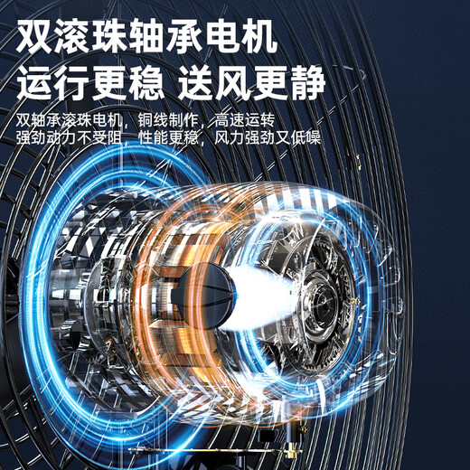 
Diamond brand (DIAMOND) industrial fan large wind power electric fan strong floor-standing high-volume large wind volume Niuke fan high power commercial blown formaldehyde removal factory workshop vertical shaking head floor fan YY [copper core motor] 500/20-inch industrial floor-standing fan [good quality/dare to promise] Our store supports two years of new replacement