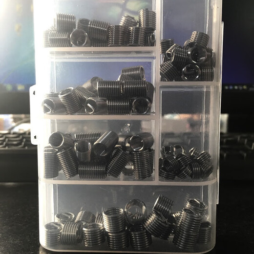 Northern Works Steel Wire Thread Sleeve Combination Boxed Thread Repair Repair Sleeve Wire Sleeves Dental Sleeves Thread Protective Sleeve M6