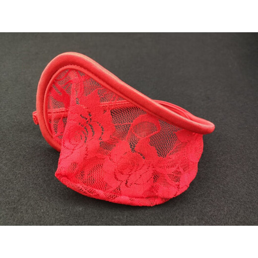 Long Night Sexy Men's C-string Invisible T-Pants Lace Men's Sexy Underwear Tempts Couples into Love Yellow One Size