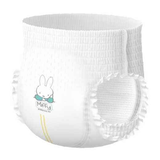 SOLOVE Miffy micro-ecological pull-up pants thin breathable soft dry baby diapers wellC micro-ecological pull-up pants 4XL code 34 pieces